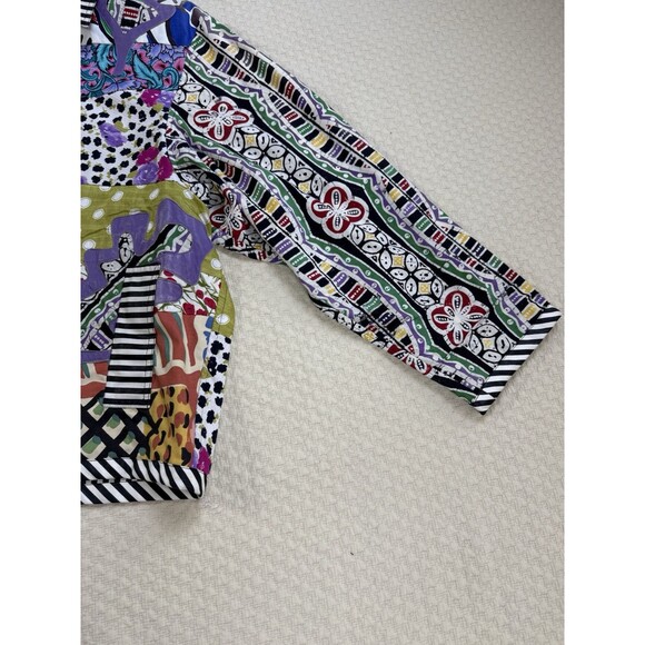 Amen Wardy Koos Van Der Akker Quilted Jacket Women Size Medium VTG Lagenlook - Picture 4 of 15